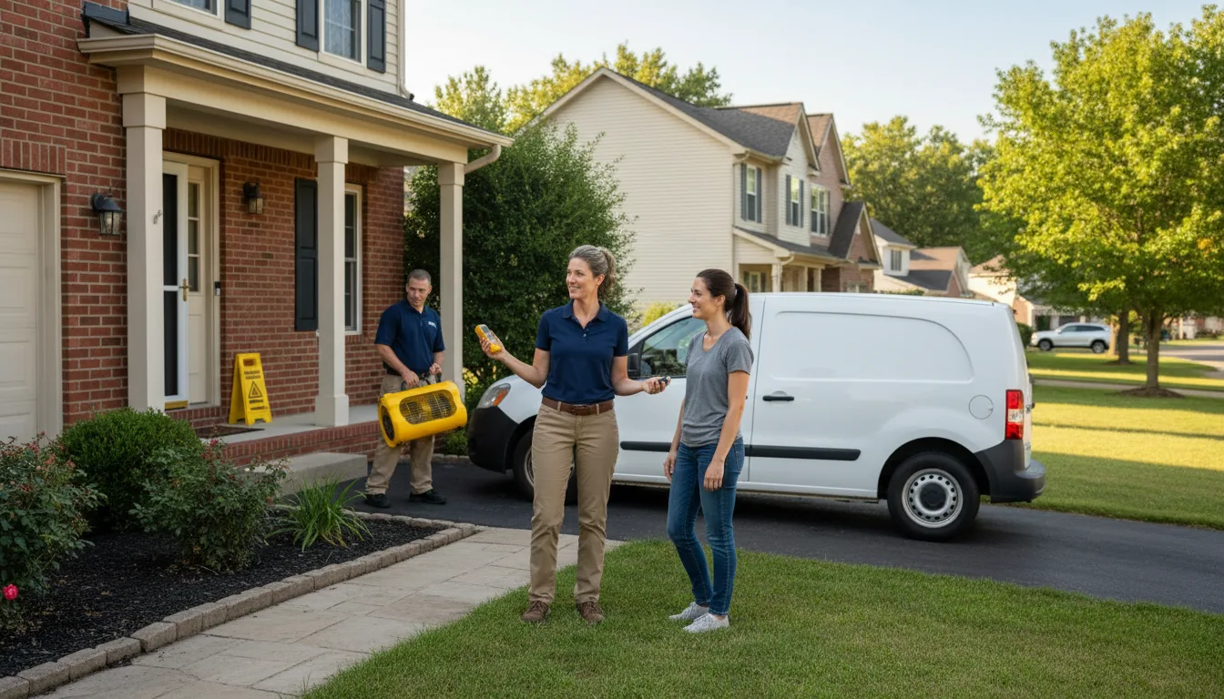 Residential water damage restoration in Roaring Gap, NC